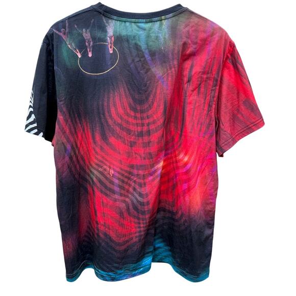 Cirque Du Soleil Circus all over graphic Shirt Red Men's 2XL - Picture 2 of 4